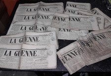 Ancien Lot 36 Journaux LA