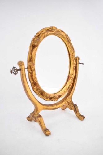 Miroir pivotant bois doré - miroir,