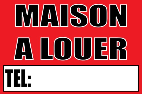 Panneau maison louer - a,