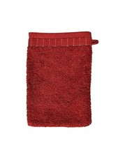 Gant de toilette rouge
