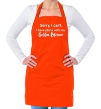I Have Plans avec My Golden Retriever - Unisexe Tablier - Chien Animal Chiot