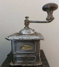 Very Old And Rare Peugeot Steel Coffee Grinder Made In France 