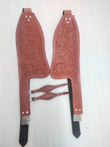 Garde boue western - en, cuir