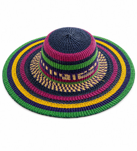 Chapeau tressé mains ghana - mains, du