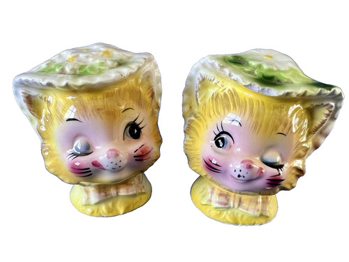 Enesco poivre sel vintage chat - sel,