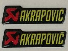2 Adhésifs Stickers Akrapovic