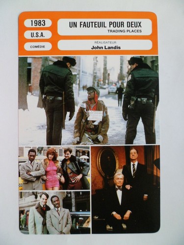 Carte fiche cinema 1983 - carte,