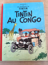 Album BD ancien Tintin au Congo
