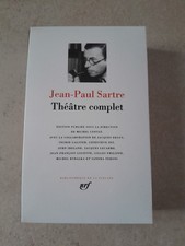 LA PLÉIADE- JEAN-PAUL SARTRE - THÉÂTRE COMPLET - NRF - AVRIL 2005