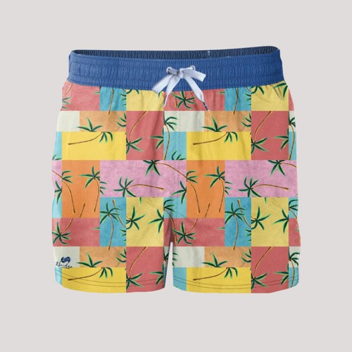 Maillot bain homme motif - de,