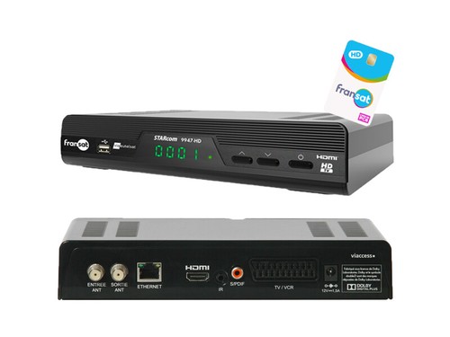 Starcom recepteur fransat - recepteur, hd