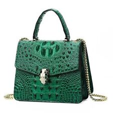 Sacs en peau motif crocodile