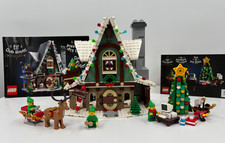 LEGO Icons Elf Club House Set 10275 Winter Village Christmas w/ Manual