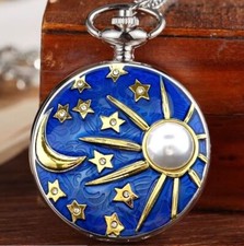 Montre Gousset Soleil Lune