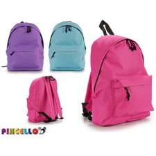 Sac à Dos Fashion Voyage Scolaire écolier étudiant 15L 27x11x39cm 3 Couleurs