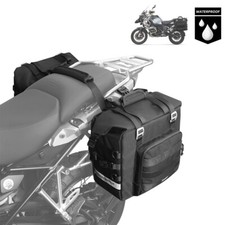 Rhinowalk 25L Moto Sacoche Latérale Pour Étanche À L'eau Libération Rapide Sac