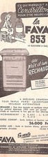 STE MARIE AUX MINES (68)" GAS COOK FAVA 853" ADVERTISED 1954
