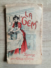 GEM American Ice Cream Maker Advertising Brochure: Ice Cream & Sorbet Recipes