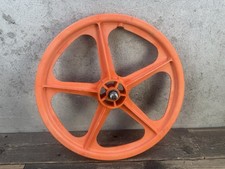Orange Skyway Tuff Wheel II Orange Vintage Bmx Front Only