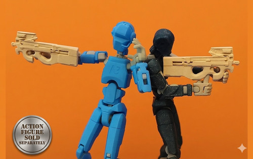 P90 gun for dummy - dummy, |