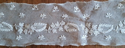 Broderie tulle brodé 42 - -,