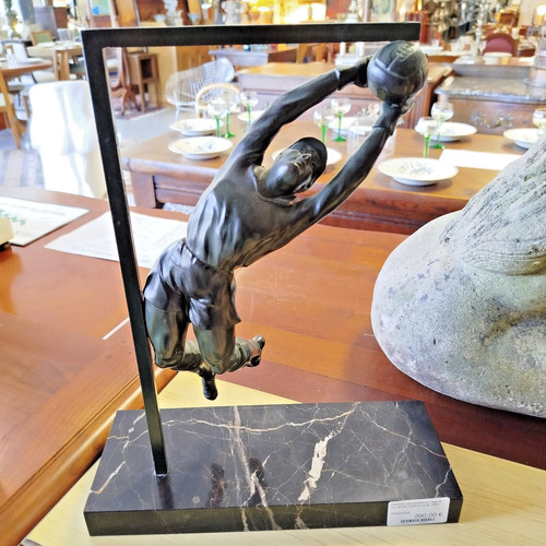 Sculpture regule sur - regule, socle