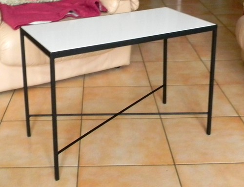 Table basse acier - , et