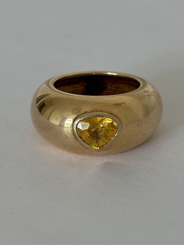 7727 bague jonc bombé - jonc, or