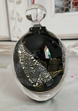 VERRERIE ALLEX MAITRE VERRIER LAURENT N° A 812 1993 FLACON PARFUM AVEC INCLUSION