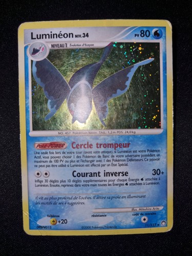 Carte pokémon luminéon mt - carte, (mt