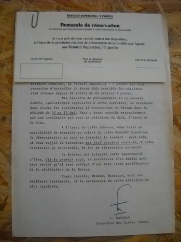 Lettre presentation la - lettre, de