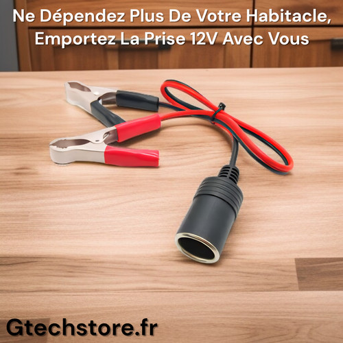 Pince crocodile pour batterie - crocodile,