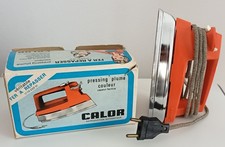 Antique Genuine Toy JOLUX CALOR Iron No. 90 Orange Vintage Child 