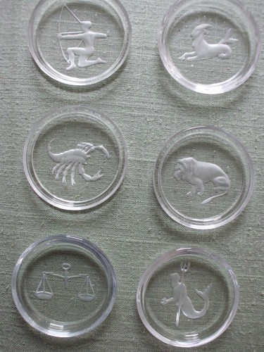 Sous verres cristal val - 6,