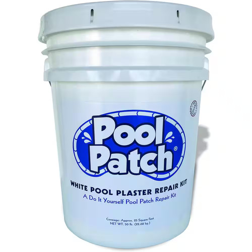 White pool plaster - pool,