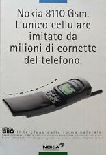 1997 NOKIA 8110 GSM The Matrix Phone Magazine Print Ad MAX Italian