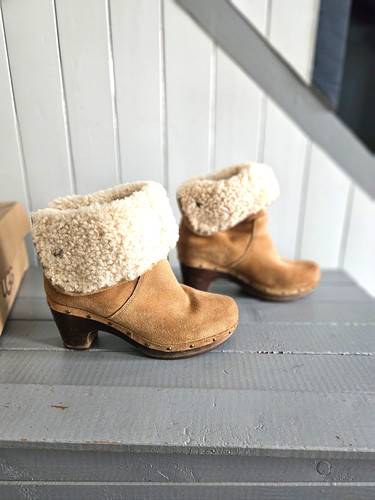 Boots daim camel lynnea - daim,