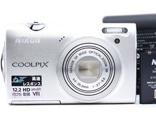 Nikon COOLPIX S5100 Silver 12.2MP 5x Zoom Compact Digital Camera from Japan