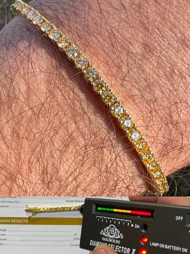 Moissanite tennis bracelet 14k - tennis,