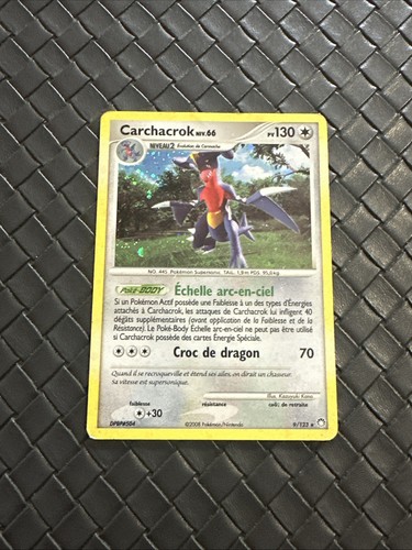 Carte pokémon carchacrok - carte,