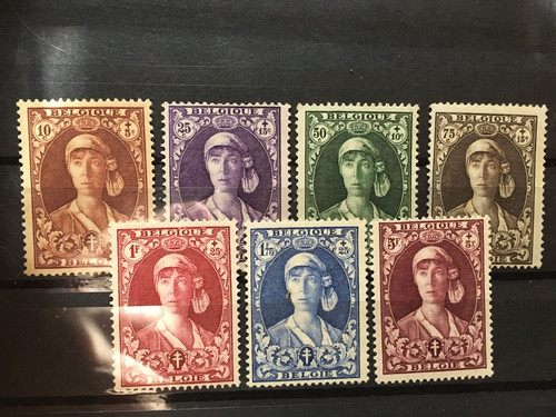 Belgique 1931 cob 326 332 - belgique, à