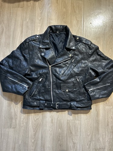 Perfecto vintage cuir noir - vintage,
