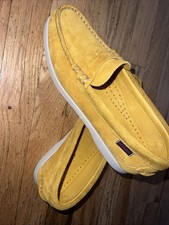 Sebago Docksides Shoes Womens 9M US  Tan (yellow) Suede Slip On  Shoes NEW
