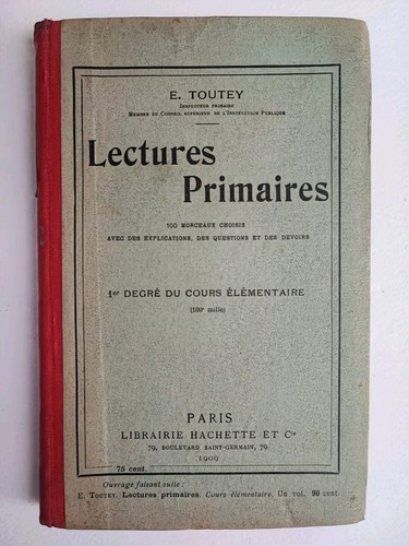 Ancien manuel scolaire - manuel,