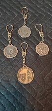 French Bike Race Keychains. Course de velo. 4 Coureurs. Lot 4 . Etain/Pewter