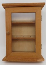 a small BOX DISPLAY CABINET for beans MINIATURE TRINKETS SOLD EMPTY