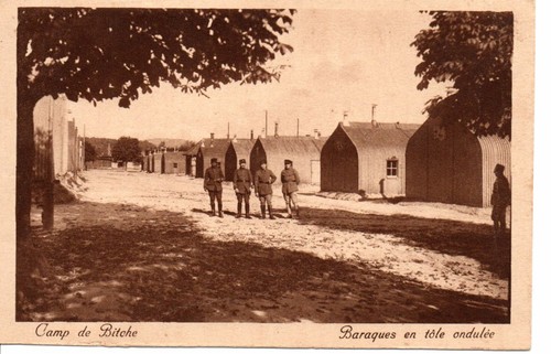 Cpa camp bitche baraques - 57,