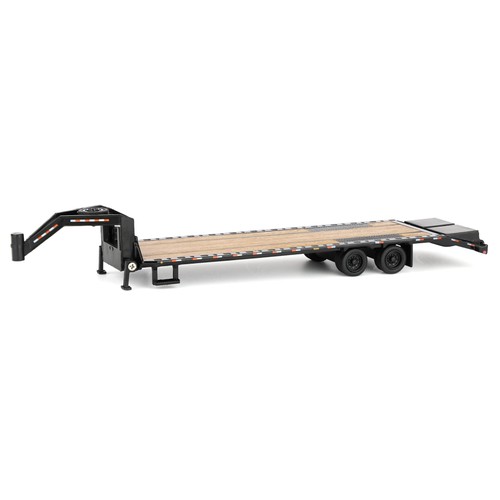 Black gooseneck trailer - black,