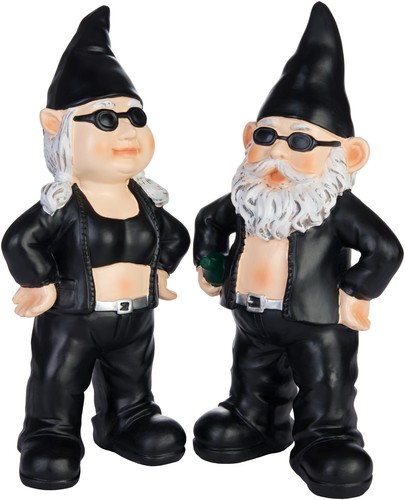 Couple gnomes motards - couple, homme