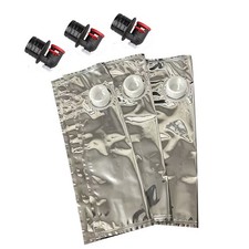 Pochette de Rangement Vin Réutilisable 2L Pochette Boisson Bec Étanche pour Sa